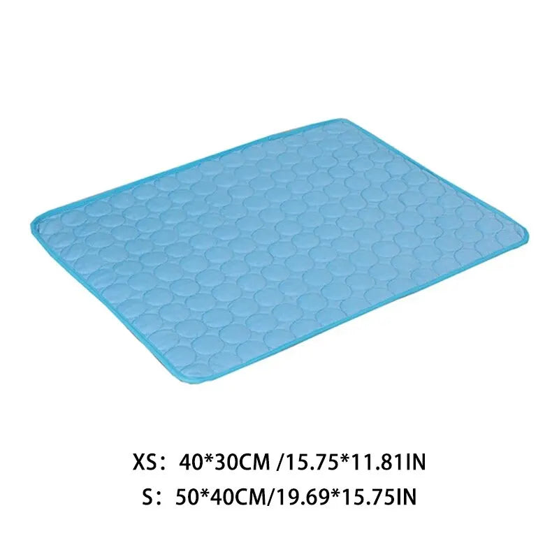 Cooling Pet Ice Mat for Dogs & Cats – Summer Sleeping Pad, Sofa Nest Bed