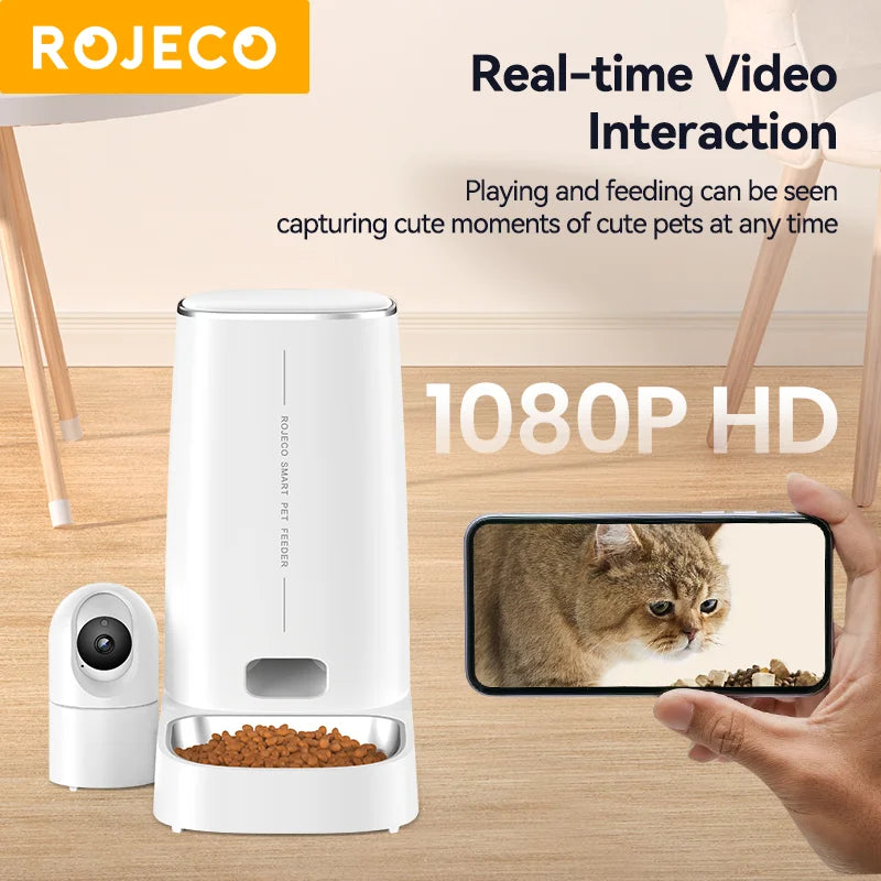 Rojeco Smart Feeder with Camera 4L