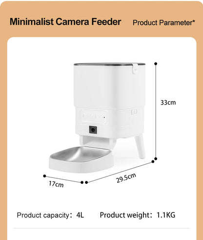 Furpipi Smart Feeder With Camera 4L