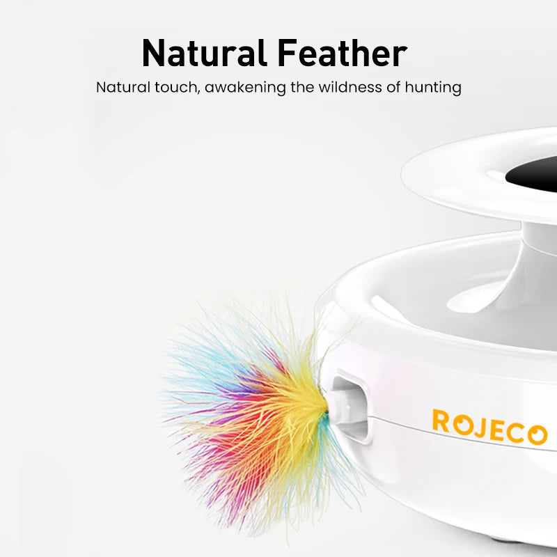 Rojeco Feather Toy | Smart Feather Toy | Tech Tails