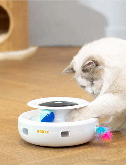 ROJECO 2 in 1 Smart Feather Toy