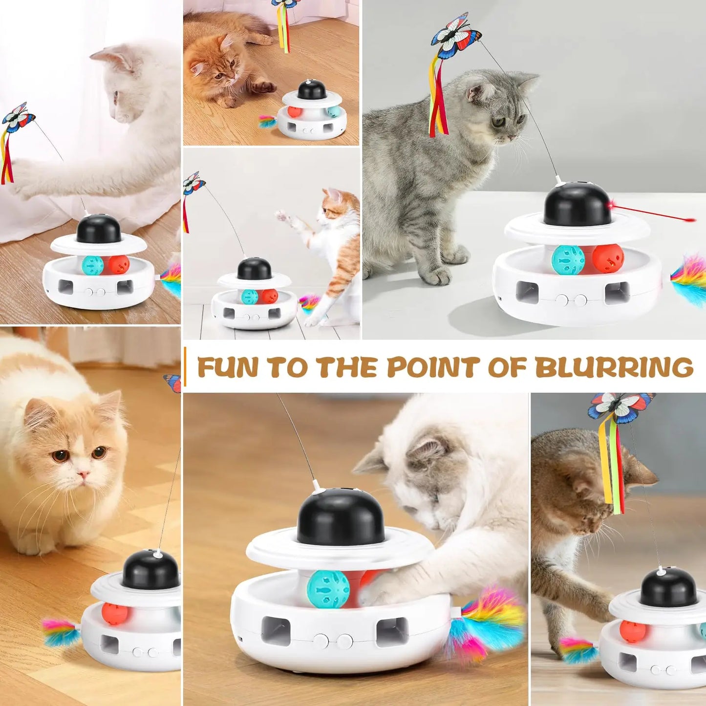 5 in 1 Automatic Interactive Cat Toy