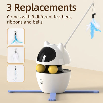 Rojeco 3 In 1 Smart Feather Toy