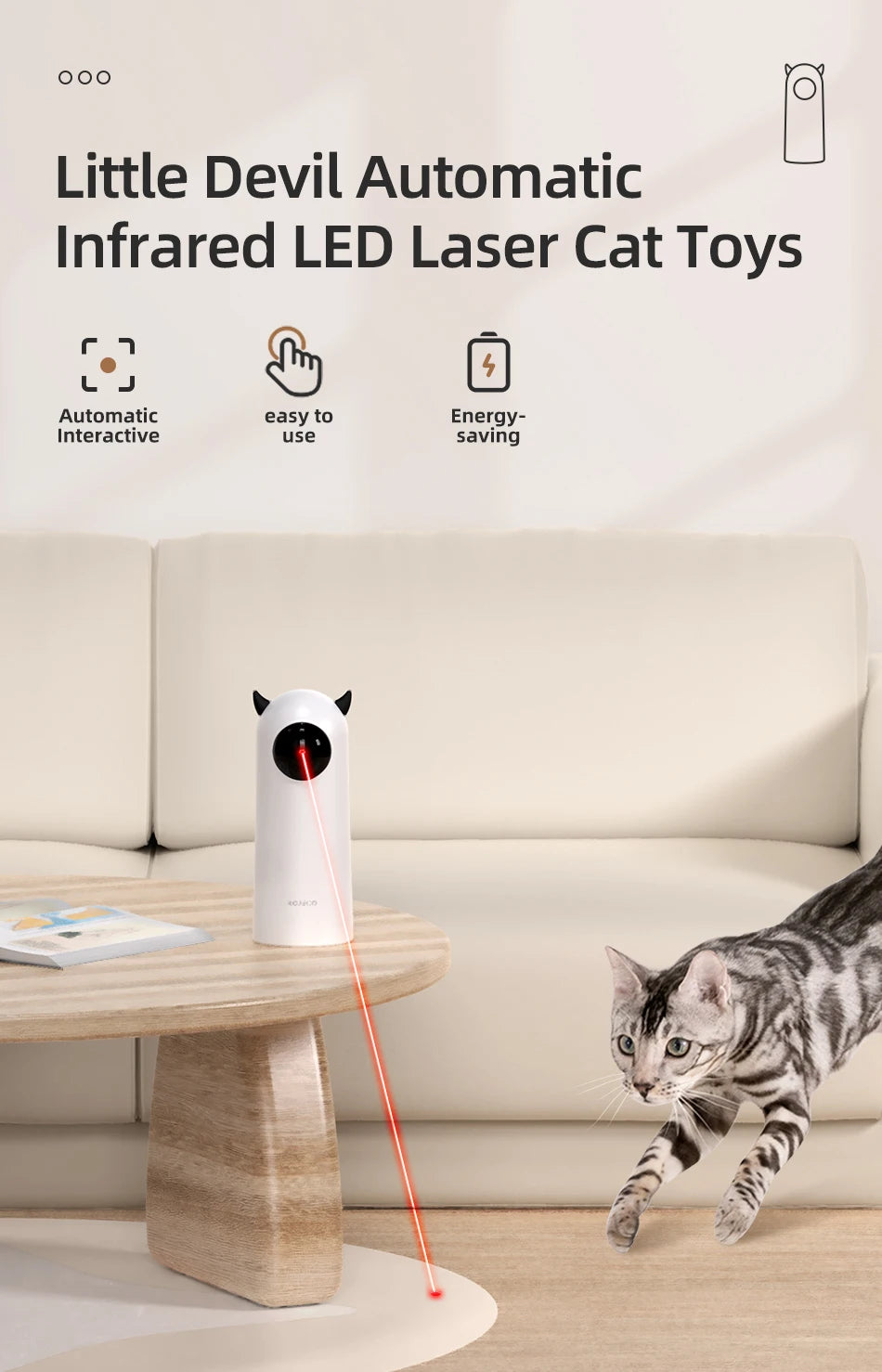 Rojeco Smart LED Laser Toy