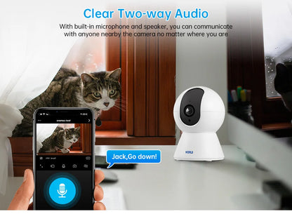 KERUI 4K HD Smart Pet Camera