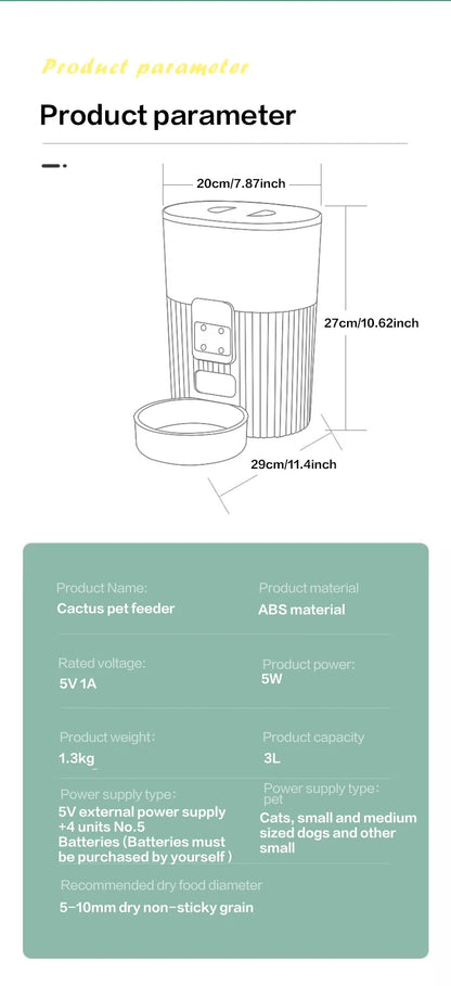 Papifeed Feeder Pushbutton 3L