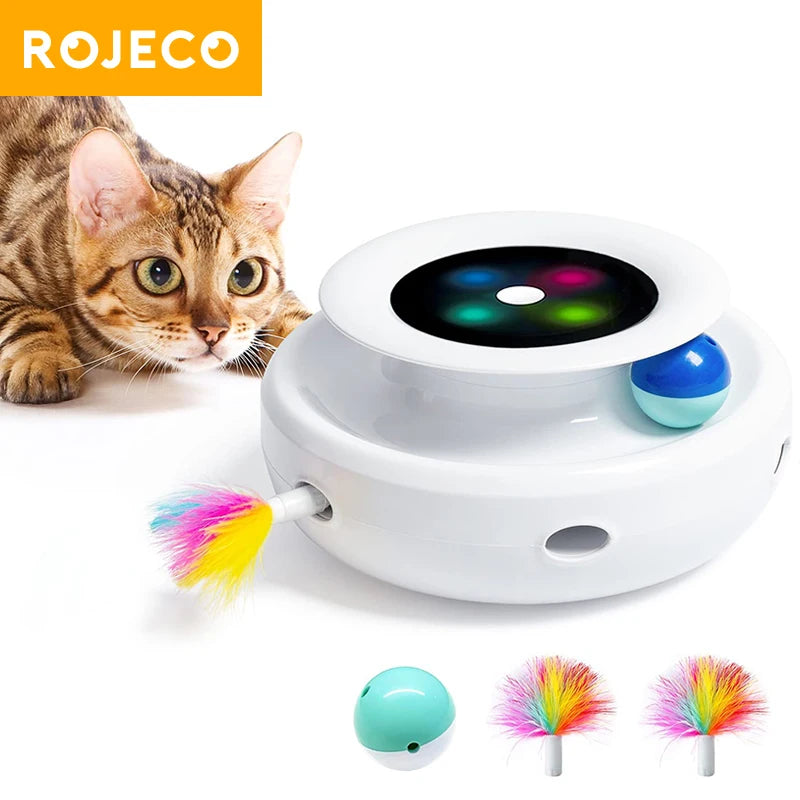 Rojeco Feather Toy | Smart Feather Toy | Tech Tails