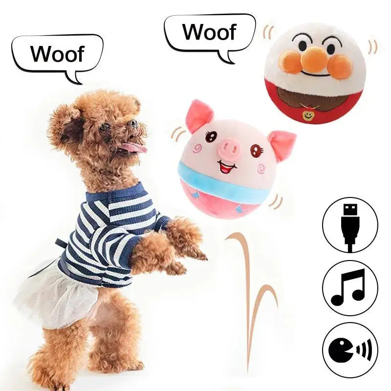 Automatic Plush Bouncing Toy