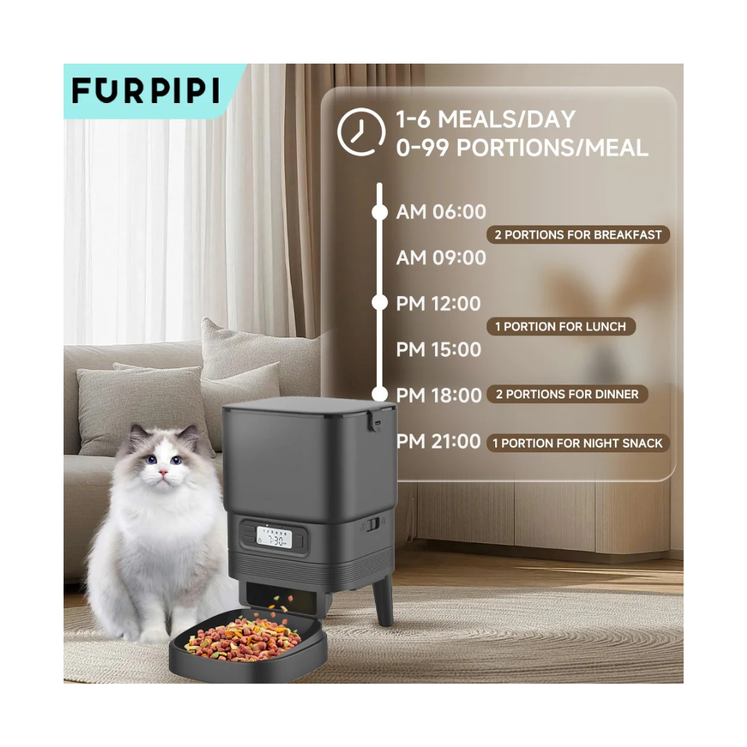 Furpipi Smart Feeder WiFi 4.2L | Automatic Pet Feeder | Tech Tails