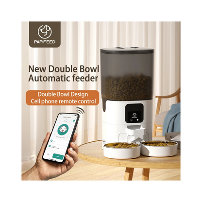 Papifeed Double Bowl Smart Feeder 7L