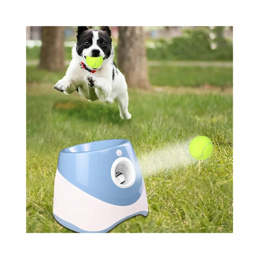 Pet Tennis Ball Launcher | Automatic Fetch Toy for Dogs | Tech Tails